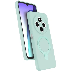 Mey İthalat®   Redmi 14C Regal Magsafe Standlı Kapak - Su Yeşili