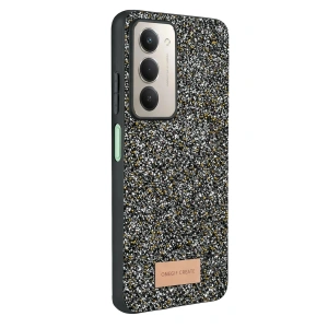 Mey İthalat®   Redmi 15 4G Bright Simli Kapak - Gold