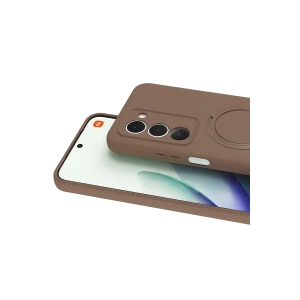 Mey İthalat®   Redmi 15 4G Regal Magsafe Standlı Kapak - Çöl Titanyum