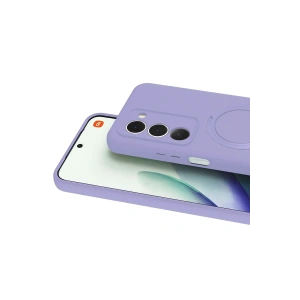 Mey İthalat®   Redmi 15 4G Regal Magsafe Standlı Kapak - Lila