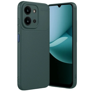 Mey İthalat®   Redmi 15C 4G Auto Focus Karbon Kapak - Koyu Yeşil
