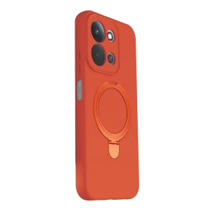 Mey İthalat®   Redmi 15C 4G Regal Magsafe Standlı Kapak - Turuncu