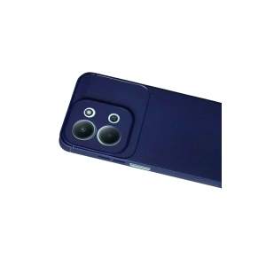 Mey İthalat®   Redmi 15C 5G Auto Focus Karbon Kapak - Lacivert
