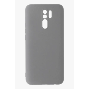 Mey İthalat®   Redmi 9 Kılıf Nano içi Kadife Silikon - Gri
