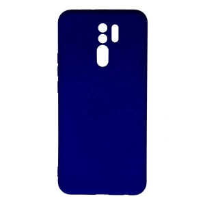 Mey İthalat®   Redmi 9 Kılıf Nano içi Kadife Silikon - Lacivert