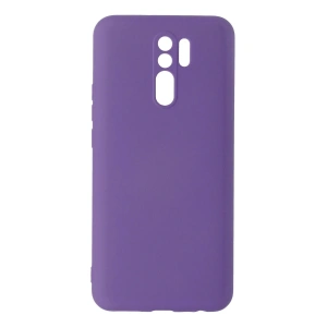 Mey İthalat®   Redmi 9 Kılıf Nano içi Kadife Silikon - Mor