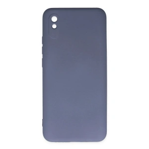 Mey İthalat®   Redmi 9A Kılıf Nano içi Kadife Silikon - Gri