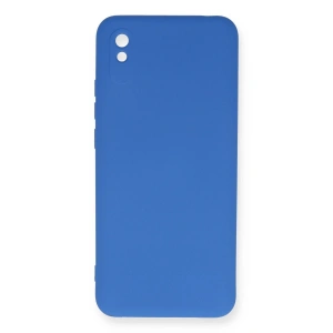 Mey İthalat®   Redmi 9A Kılıf Nano içi Kadife Silikon - Mavi