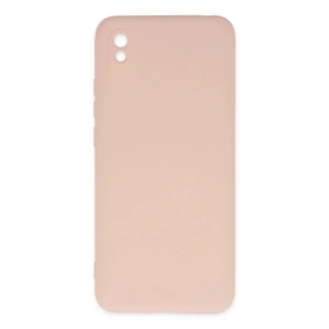 Mey İthalat®   Redmi 9A Kılıf Nano içi Kadife Silikon - Pudra