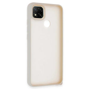 Mey İthalat®   Redmi 9C Kılıf Elegant Kapak - Pudra