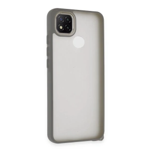 Mey İthalat®   Redmi 9C Kılıf Elegant Kapak - Titan Gri