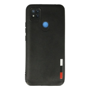 Mey İthalat®   Redmi 9C Kılıf Loop Deri Silikon - Siyah