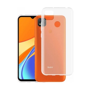 Mey İthalat®   Redmi 9C Kılıf Lüx Şeffaf Silikon