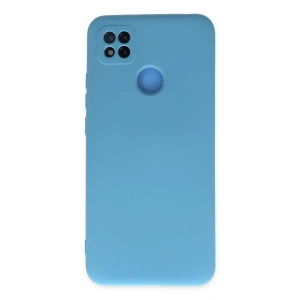 Mey İthalat®   Redmi 9C Kılıf Nano içi Kadife Silikon - Mavi