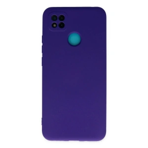 Mey İthalat®   Redmi 9C Kılıf Nano içi Kadife Silikon - Mor
