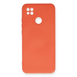 Mey İthalat®   Redmi 9C Kılıf Nano içi Kadife Silikon - Turuncu