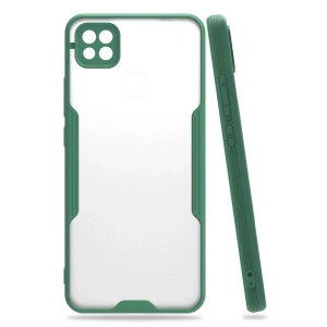 Mey İthalat®   Redmi 9C Kılıf Platin Silikon - Yeşil