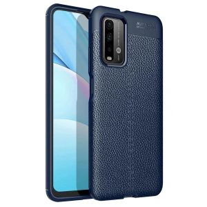 Mey İthalat®   Redmi 9T Kılıf Auto Focus Kapak - Lacivert
