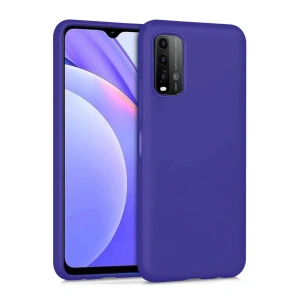 Mey İthalat® Redmi 9T Kılıf Nano içi Kadife Silikon - Mor
