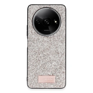 Mey İthalat®   Redmi A3 4G Bright Simli Kapak - Gold