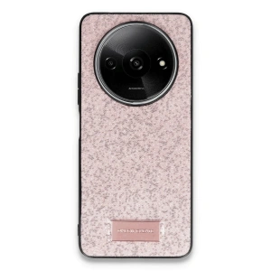Mey İthalat®   Redmi A3 4G Bright Simli Kapak - Pembe