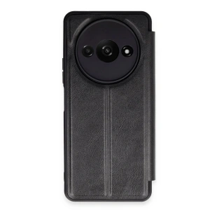Mey İthalat®   Redmi A3 4G Kılıf Flip Cover - Siyah