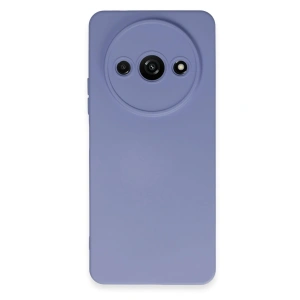 Mey İthalat®   Redmi A3 4G Kılıf Nano içi Kadife Silikon - Lila