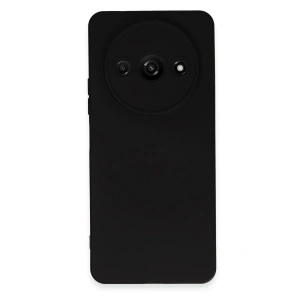 Mey İthalat®   Redmi A3 4G Kılıf Nano içi Kadife Silikon - Siyah