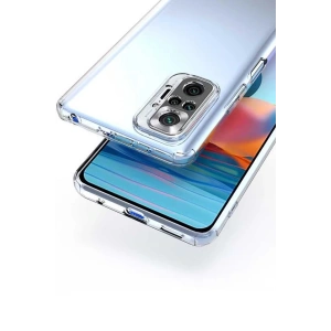 Mey İthalat®   Redmi Note 10 5G Kılıf Lüx Şeffaf Silikon