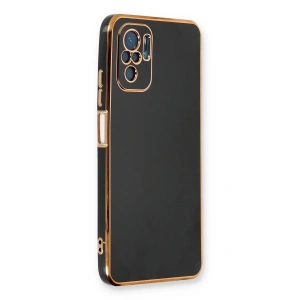 Mey İthalat® Redmi Note 10 Kılıf Volet Silikon - Siyah