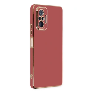 Mey İthalat® Redmi Note 10 Pro Kılıf Volet Silikon - Kırmızı