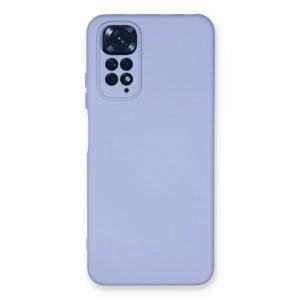 Mey İthalat®   Redmi Note 11 Kılıf Nano içi Kadife Silikon - Lila