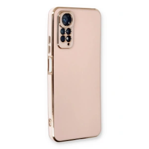 Mey İthalat®   Redmi Note 11 Kılıf Volet Silikon - Pembe
