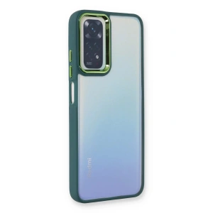 Mey İthalat®   Redmi Note 11 Pro Kılıf Dora Kapak - Haki Yeşil