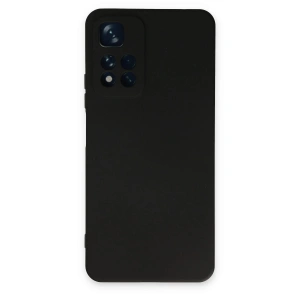 Mey İthalat®   Redmi Note 11 Pro Plus 5G Kılıf Nano içi Kadife Silikon - Siyah