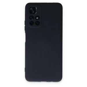 Mey İthalat®   Redmi Note 11T Kılıf Nano içi Kadife Silikon - Lacivert