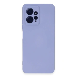 Mey İthalat®   Redmi Note 12 4G Kılıf Nano içi Kadife Silikon - Lila