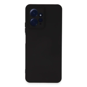 Mey İthalat®   Redmi Note 12 4G Kılıf Nano içi Kadife Silikon - Siyah