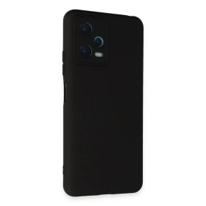 Mey İthalat®   Redmi Note 12 5G Kılıf Nano içi Kadife Silikon - Siyah