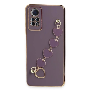 Mey İthalat®   Redmi Note 12 Pro 4G Kılıf Esila Silikon - Mor