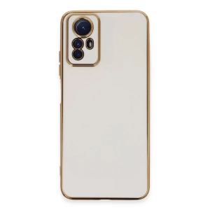 Mey İthalat®   Redmi Note 12S Kılıf Volet Silikon - Beyaz