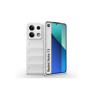 Mey İthalat®   Redmi Note 13 4G Kılıf Optimum Silikon - Krem