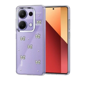 Mey İthalat®   Redmi Note 13 Pro 4G Fiyonk Desenli Kapak - Desen 9