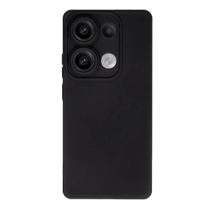 Mey İthalat®   Redmi Note 13 Pro 4G Kılıf Nano içi Kadife Silikon - Siyah