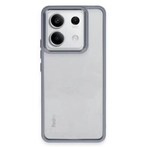 Mey İthalat®   Redmi Note 13 Pro 4G Kılıf Power Silikon - Sierra Blue