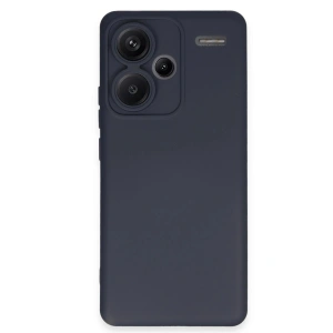 Mey İthalat®   Redmi Note 13 Pro Plus Kılıf Nano içi Kadife Silikon - Lacivert