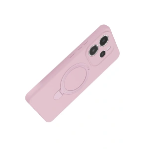 Mey İthalat®   Redmi Note 14 4G Regal Magsafe Standlı Kapak - Açık Pembe