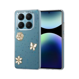 Mey İthalat®   Redmi Note 14 Pro 4G Fiyonk Desenli Kapak - Desen 10