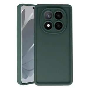 Mey İthalat®   Redmi Note 14 Pro 4G Kılıf Viera Silikon - Koyu Yeşil