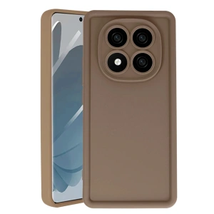 Mey İthalat®   Redmi Note 14 Pro 5G Kılıf Viera Silikon - Kahverengi
